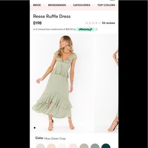 Showmeyourmumu Reece Ruffle Dress